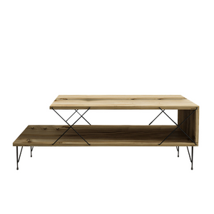 Table basse fond blanc boden face