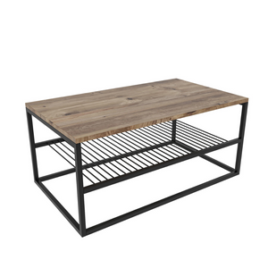 Table basse industrielle factory fond blanc