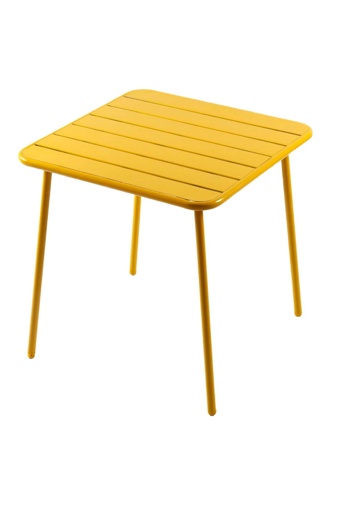 table carré jaune