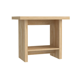 Table de chevet Vienna en bois style scandinave - fond blanc 2
