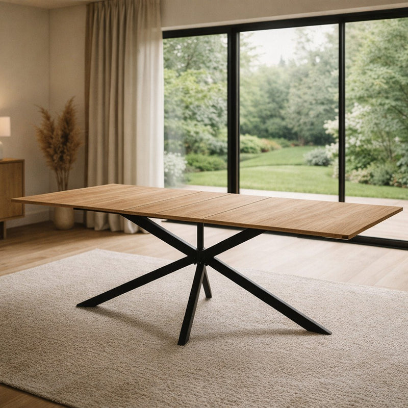 Table Extensible BRIA 8-10 personnes 235cm effet Bois