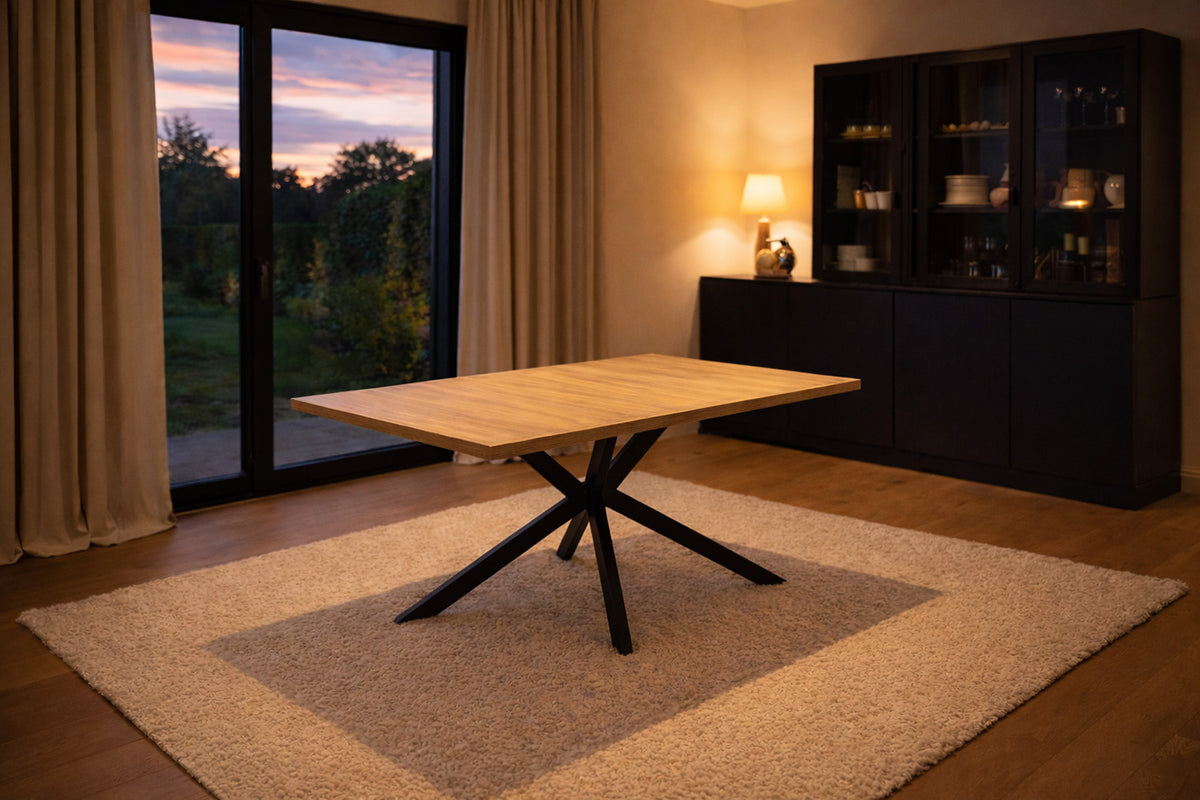 Table Extensible HINGA 200 cm effet Bois