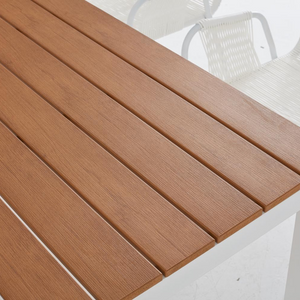 table extensible jardin 8 places aluminium bois madeira zoom table concept usine