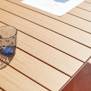 table extensible jardin 8 places aluminium bois madeira zoom table verre concept usine