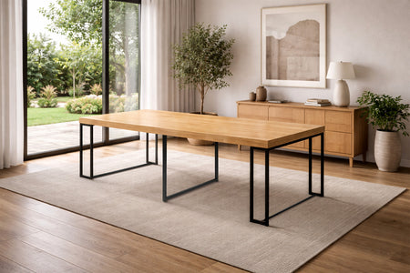 Table Extensible Conviviale Kama couleur Bois 300 cm ambiance
