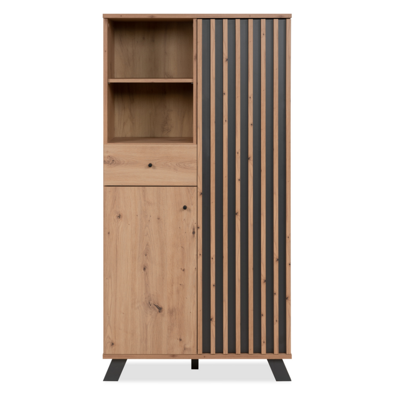 Vaisselier bois design Split fond blanc Concept-Usine