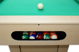 billiard américain en bois avec sus accessoires inclus