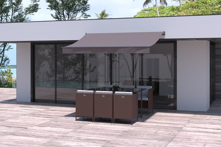 store banne manual de 3x2 m Adro Taupe