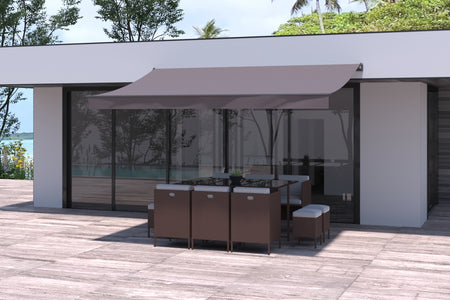 store banne manual de 4x2,5 m Adro Taupe