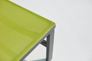 lot de 2 transats Vert en textilene 