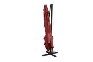 parasol Terracota rectangulaire avec LED 