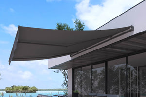 store banne manual Gris de 4x3 m Adro