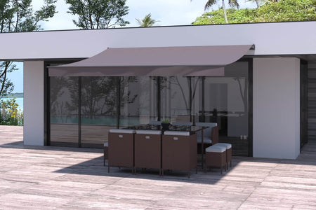 store banne manual de 4x3 m Adro Taupe