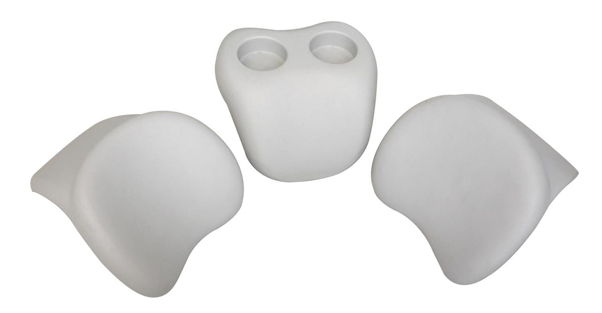 lot de 2 appui-tete et 1 porte-gobelet pour spa