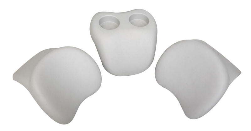 lot de 2 appui-tete et 1 porte-gobelet pour spa