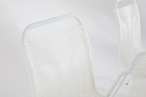 salon de jardin en aluminium 6 chaises