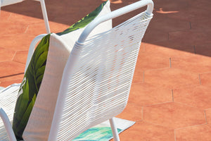 salon de jardin 6 places +chaises en corde