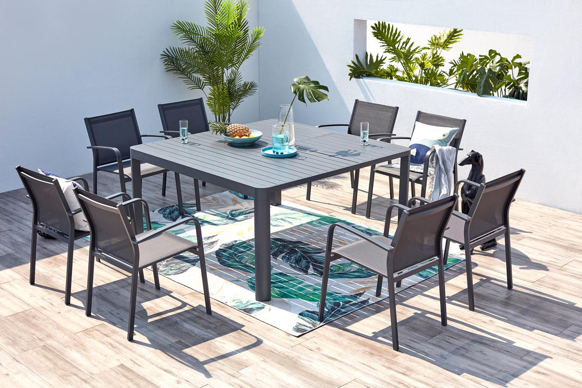 salon de jardin en aluminium