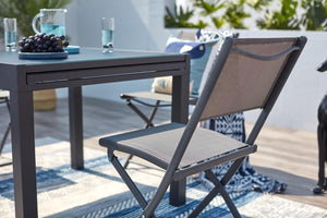 salon en aluminium Gris foncé de 8 places zoom 4