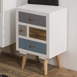 table de nuit scandinave Multicolore Drawer