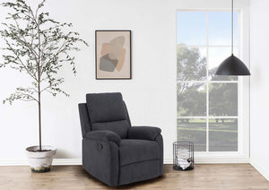 fauteuil relax inclinable gris Polako