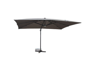 parasol rectangulaire avec LED Gris
