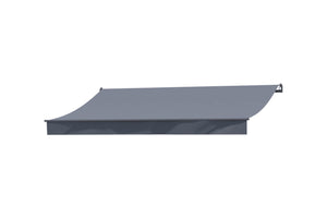 store banne manual Gris de 4x3 m Adro zoom