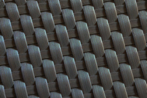 Salon de jardin de 4 places plastique recyclé gris anthracite Nova zoom