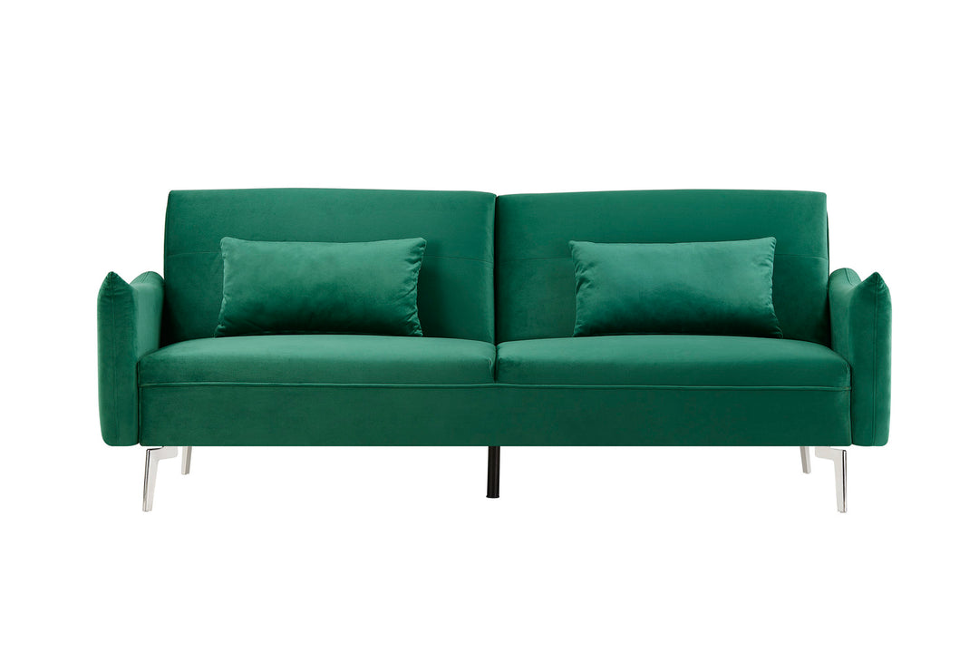 Canapé convertible 3 places en velours Betty