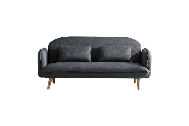 Canapé convertible scandinave gris de 3 places Sochi sur fond Blanc