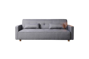 Canapé de style scandinave convertible gris de 3 places