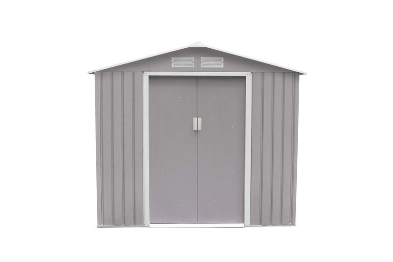 abri de jardin en acier anticorrosion gris 2,71 m² Sancy dimensions