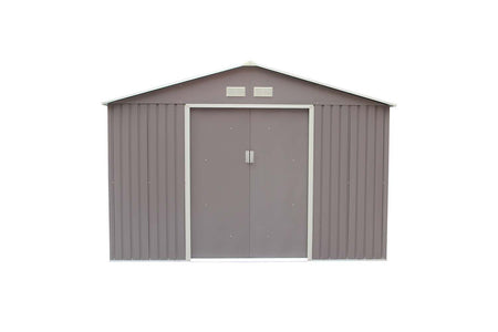 abri de jardin en acier anticorrosion gris 8,84 m² Sancy 