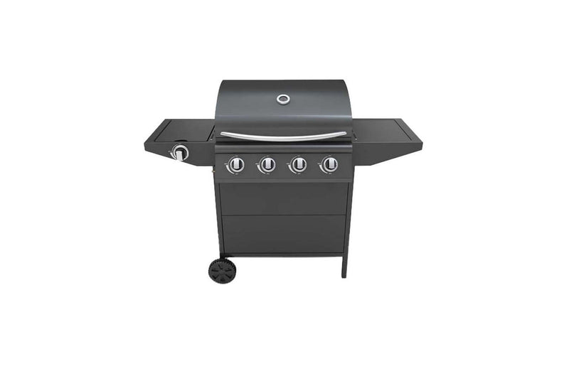 barbecue gaz de 4 bruleurs avec brûleur lateral