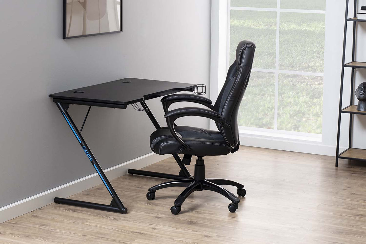 bureau Gamer gaming Noir pour joueurs 