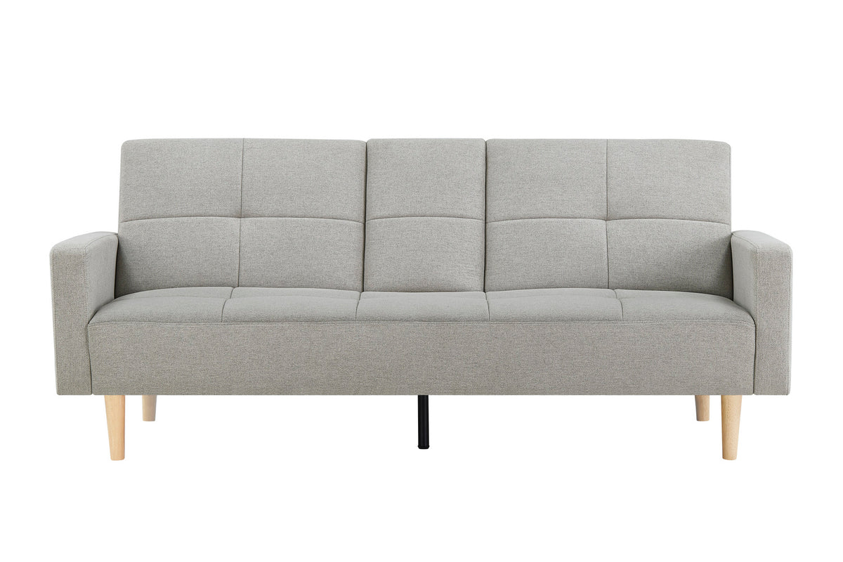 CONCEPT USINE - Canapé Scandinave Convertible Malmo 3 Places Gris - Canapé Lit Moderne avec Accoudoirs - Largeur 183 cm - Tissu 100% Polyester - Equilibre, Confort, Design, Résistant CONCEPT USINE - Canapé Scandinave Convertible Malmo 3 Places Gris - Canapé Lit Moderne avec Accoudoirs - Largeur 183 cm - Tissu 100% Polyester - Equilibre, Confort, Design, Résistant