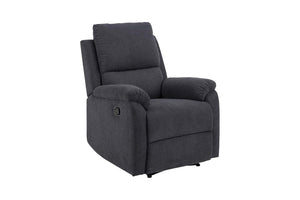 fauteuil relax inclinable gris Polako fond Blanc 