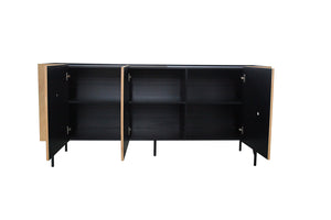 grand buffet Sequoia vintage clair avec 3 portes