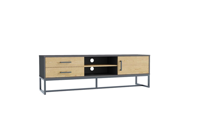 meuble tv style industriel bois et métal