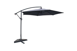 parasol déporté aluminium Porticcio Gris