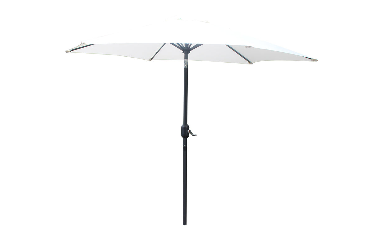 Parasol droit rond 2,5 x 2,5 m écru 