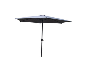 Parasol droit rond 2,94 x 2,94 m gris