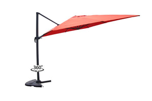 parasol Palatino terracotta 360