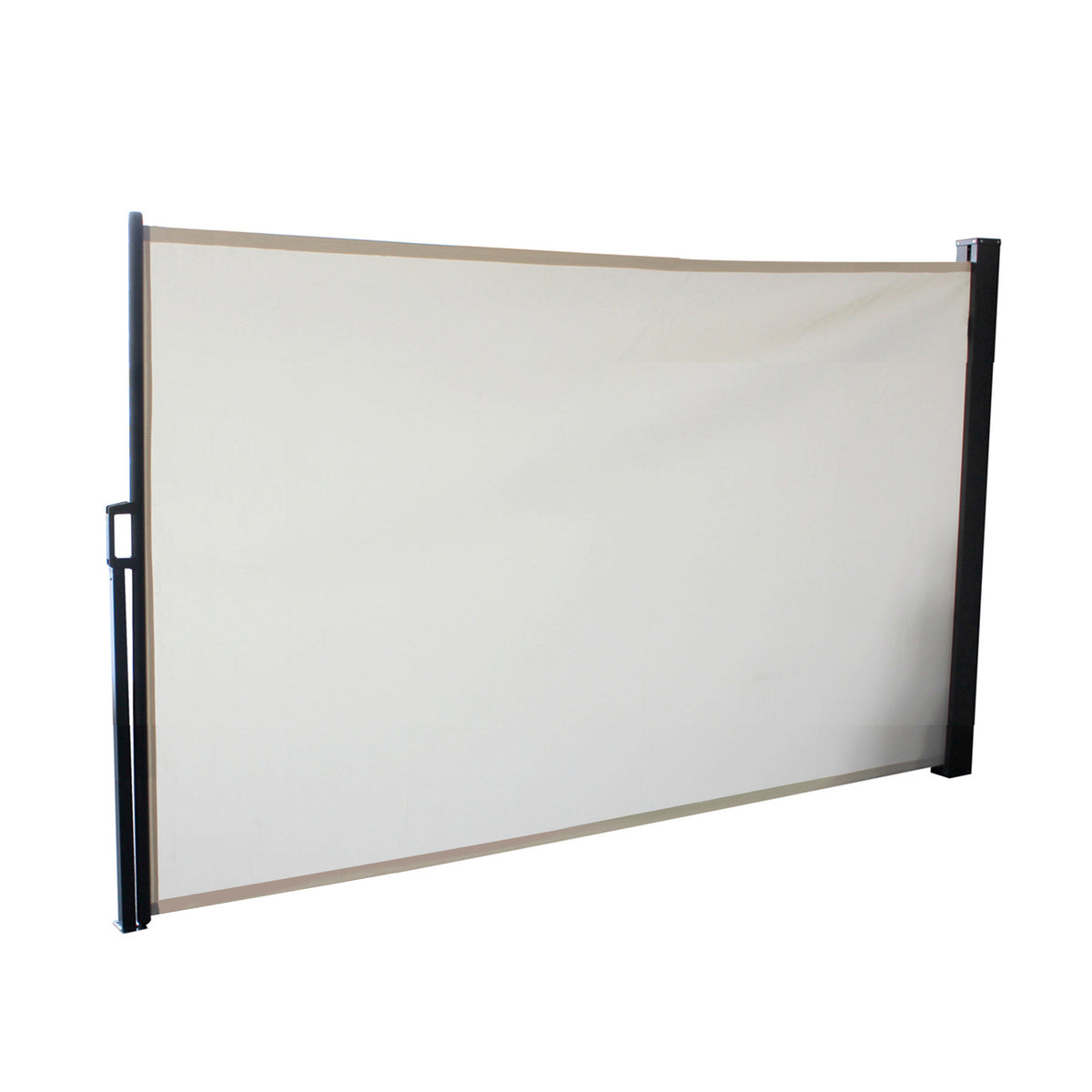 paravent dépliable exterieur extensible XL Ecru saltillo sur fond Blanc