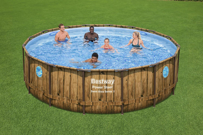 piscine tubulaire marron hilo