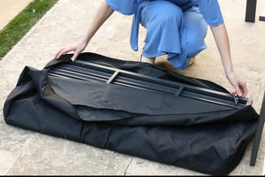 sac de rangement console noir