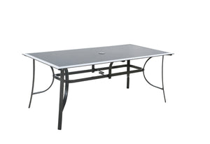 salon de jardin en aluminium de 8 places Rimini 8 table
