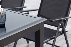 salon de jardin en aluminium gris de 10 places Ravenne 10 zoom 4