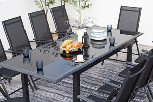 salon de jardin en aluminium gris de 10 places Ravenne 10 zoom 6