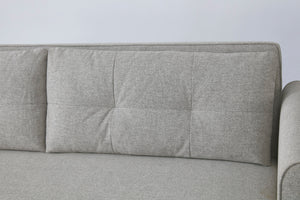 soho Canape design convertible 3 places gris clair concept usine coussins